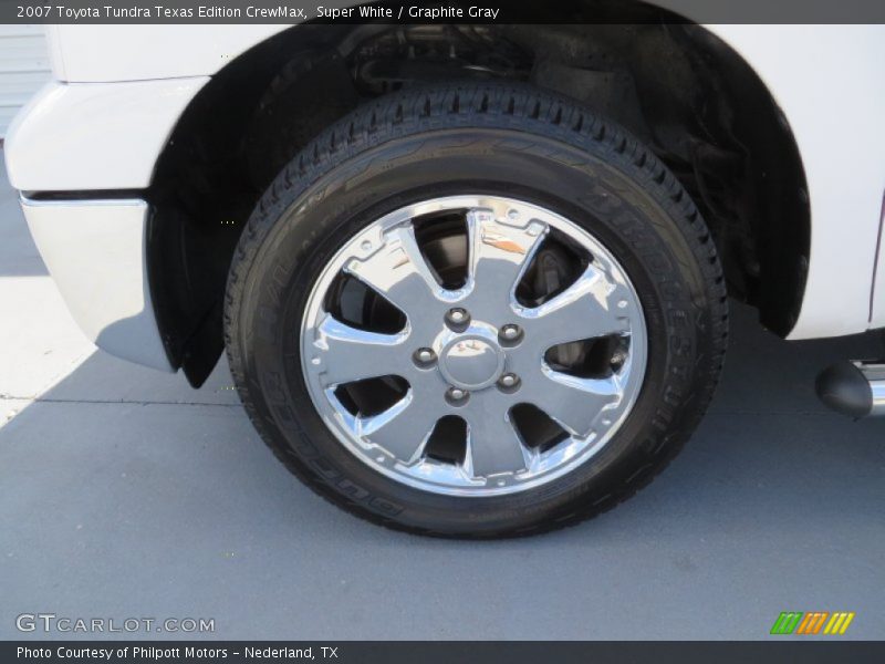 Super White / Graphite Gray 2007 Toyota Tundra Texas Edition CrewMax