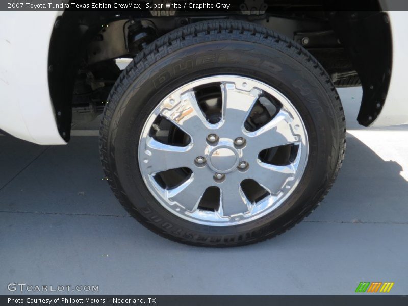 Super White / Graphite Gray 2007 Toyota Tundra Texas Edition CrewMax