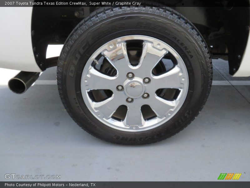 Super White / Graphite Gray 2007 Toyota Tundra Texas Edition CrewMax