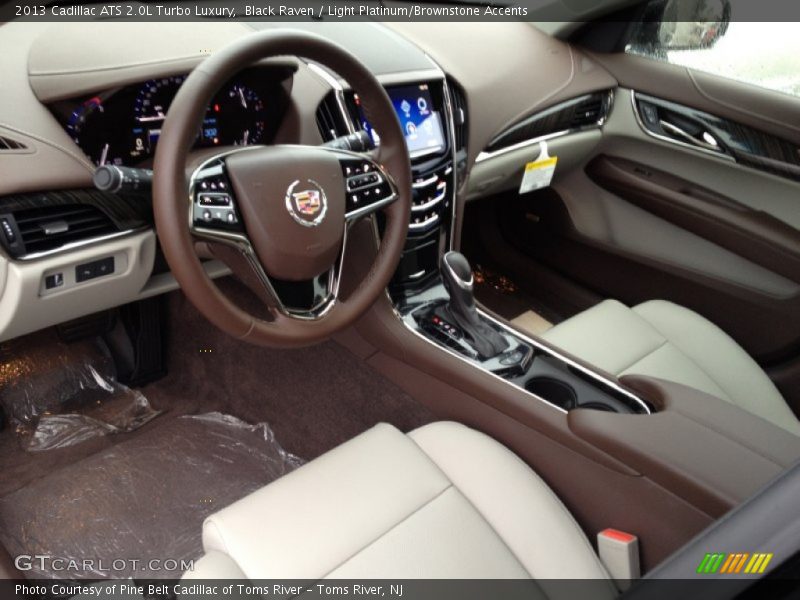 Light Platinum/Brownstone Accents Interior - 2013 ATS 2.0L Turbo Luxury 
