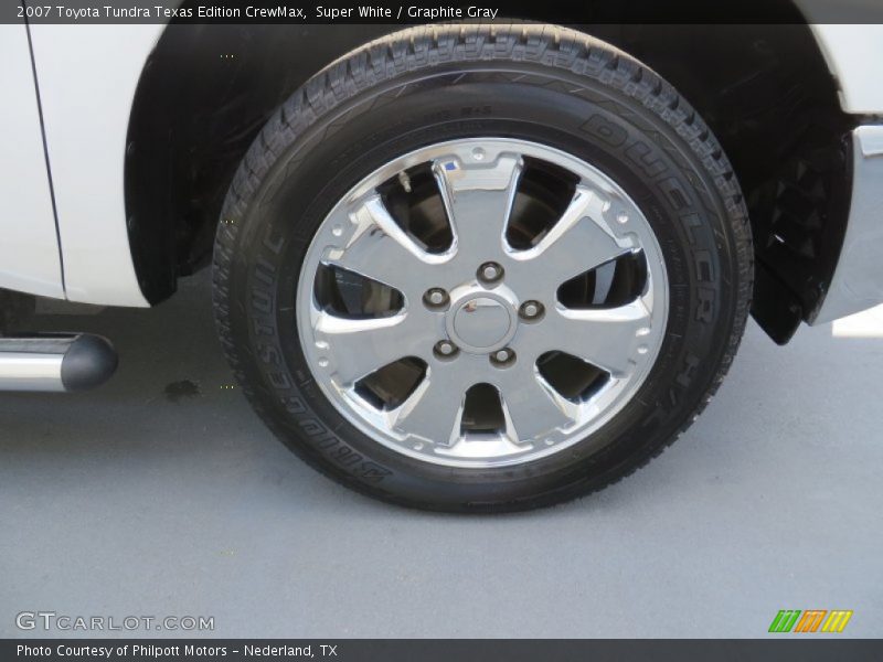 Super White / Graphite Gray 2007 Toyota Tundra Texas Edition CrewMax