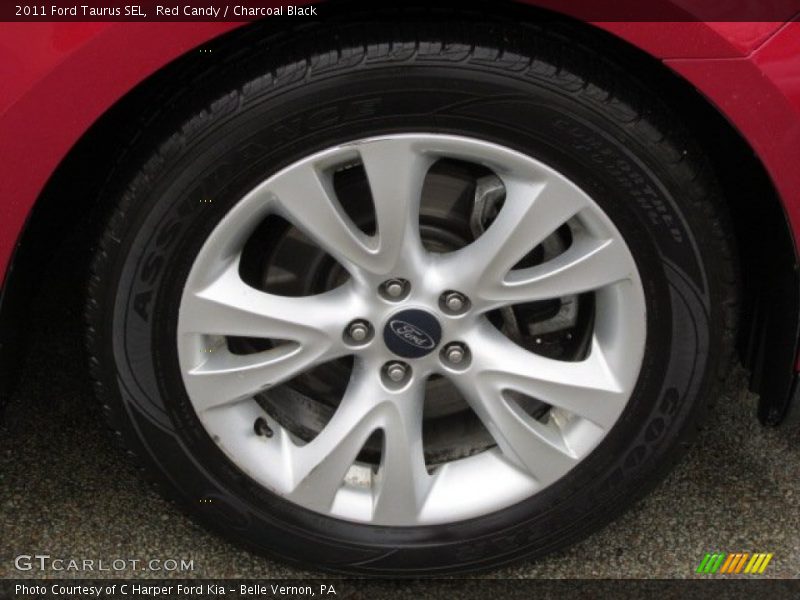 Red Candy / Charcoal Black 2011 Ford Taurus SEL