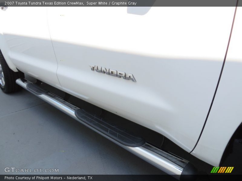 Super White / Graphite Gray 2007 Toyota Tundra Texas Edition CrewMax