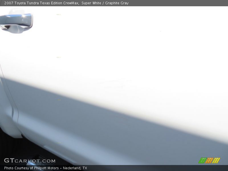 Super White / Graphite Gray 2007 Toyota Tundra Texas Edition CrewMax