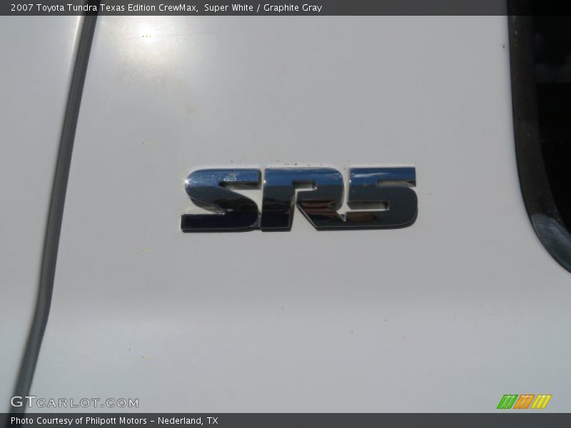 Super White / Graphite Gray 2007 Toyota Tundra Texas Edition CrewMax