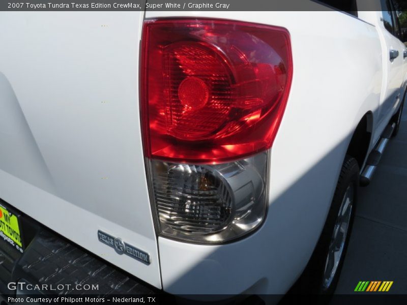 Super White / Graphite Gray 2007 Toyota Tundra Texas Edition CrewMax