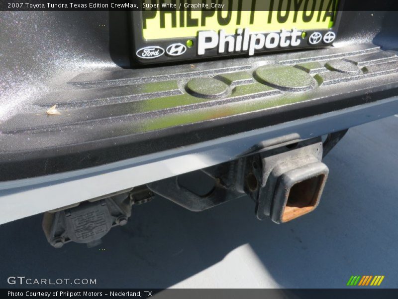 Super White / Graphite Gray 2007 Toyota Tundra Texas Edition CrewMax