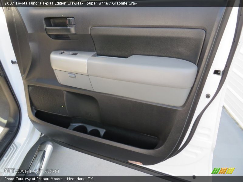 Super White / Graphite Gray 2007 Toyota Tundra Texas Edition CrewMax