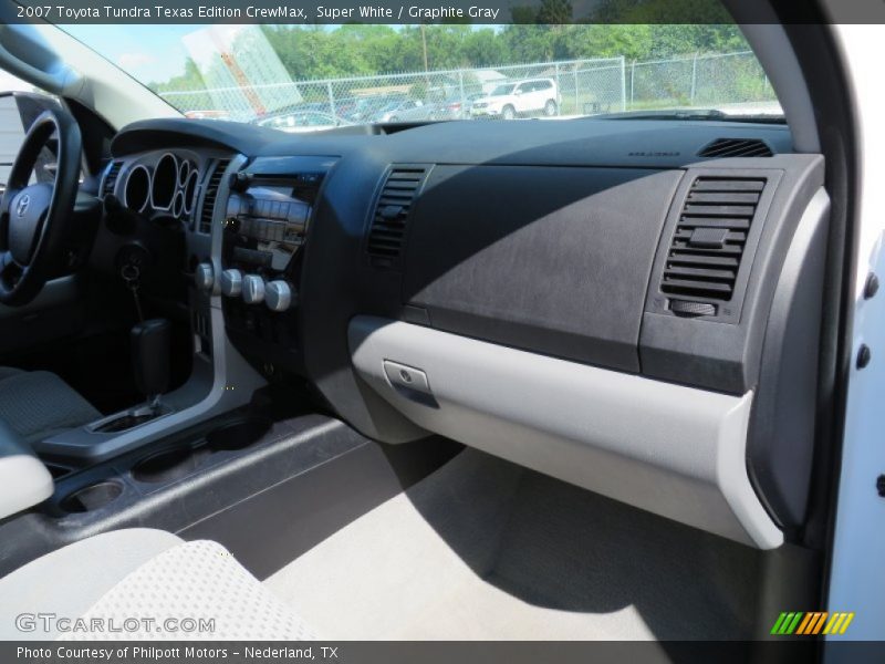 Super White / Graphite Gray 2007 Toyota Tundra Texas Edition CrewMax