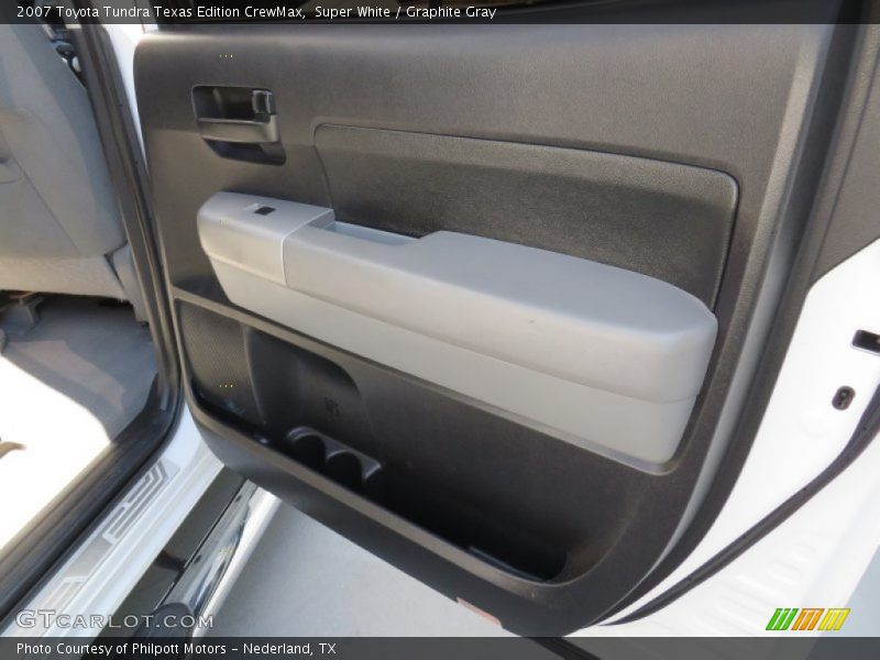 Super White / Graphite Gray 2007 Toyota Tundra Texas Edition CrewMax