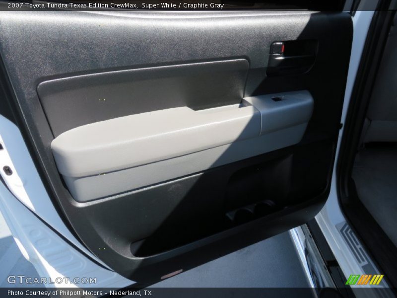 Super White / Graphite Gray 2007 Toyota Tundra Texas Edition CrewMax