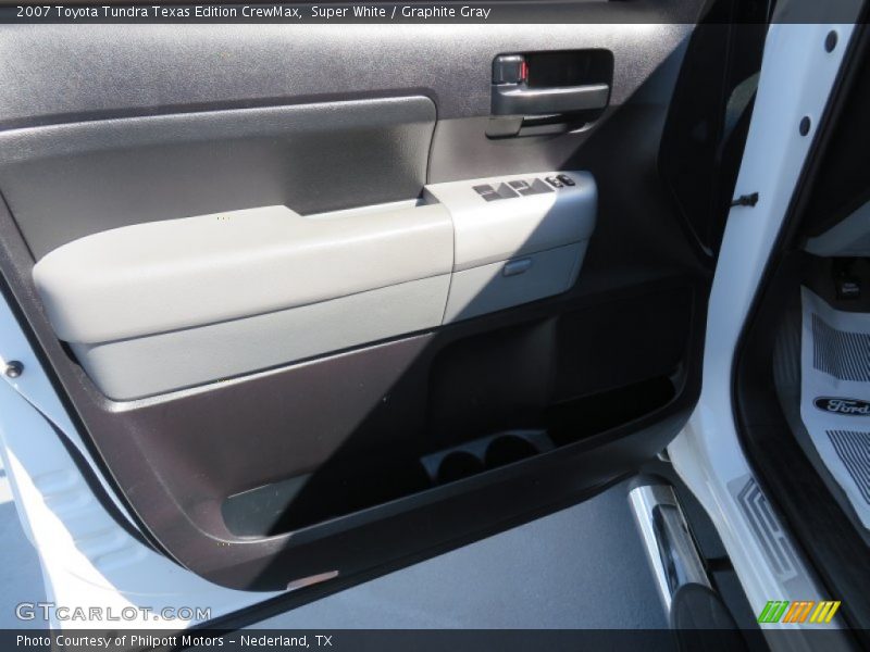 Super White / Graphite Gray 2007 Toyota Tundra Texas Edition CrewMax