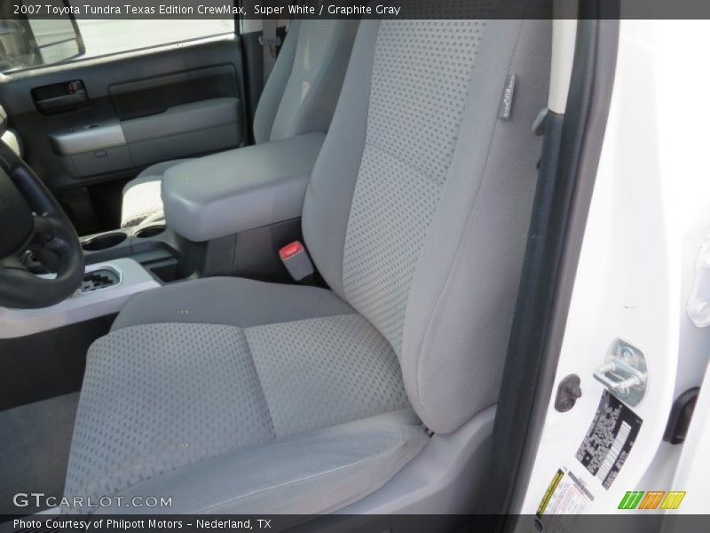Super White / Graphite Gray 2007 Toyota Tundra Texas Edition CrewMax