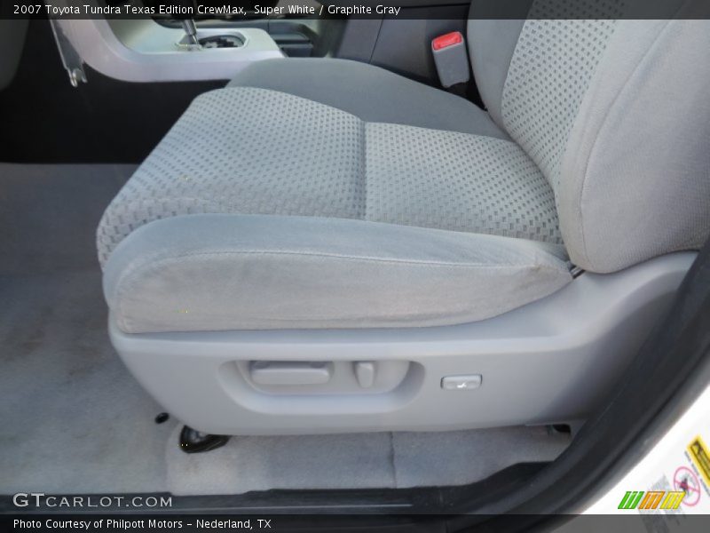 Super White / Graphite Gray 2007 Toyota Tundra Texas Edition CrewMax