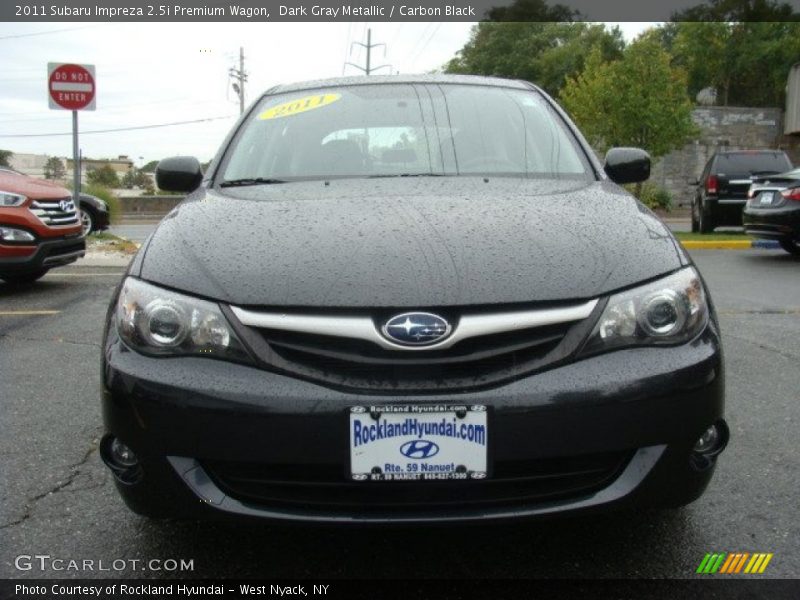 Dark Gray Metallic / Carbon Black 2011 Subaru Impreza 2.5i Premium Wagon