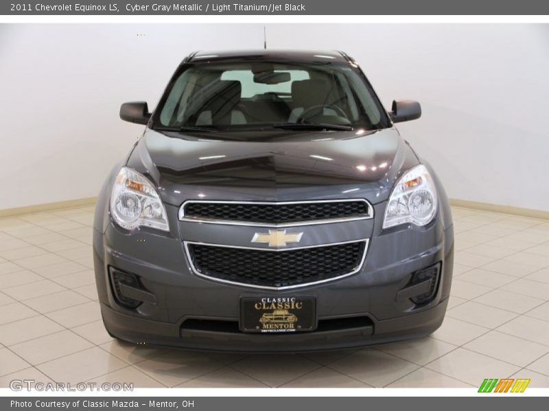 Cyber Gray Metallic / Light Titanium/Jet Black 2011 Chevrolet Equinox LS