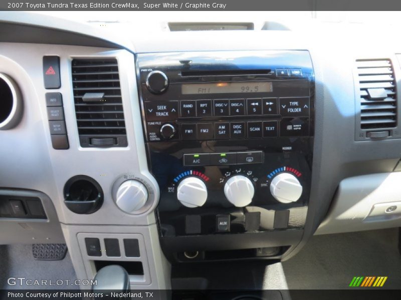 Super White / Graphite Gray 2007 Toyota Tundra Texas Edition CrewMax