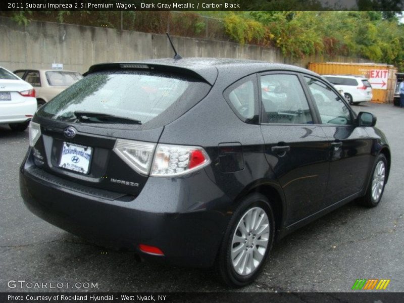 Dark Gray Metallic / Carbon Black 2011 Subaru Impreza 2.5i Premium Wagon