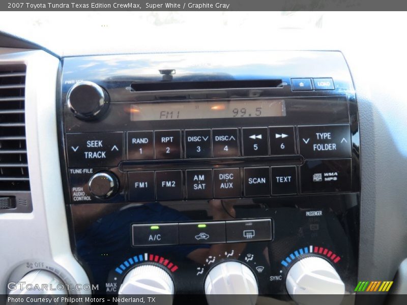Super White / Graphite Gray 2007 Toyota Tundra Texas Edition CrewMax