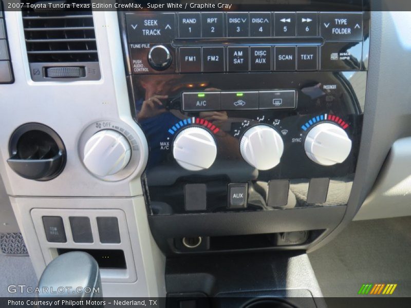 Super White / Graphite Gray 2007 Toyota Tundra Texas Edition CrewMax