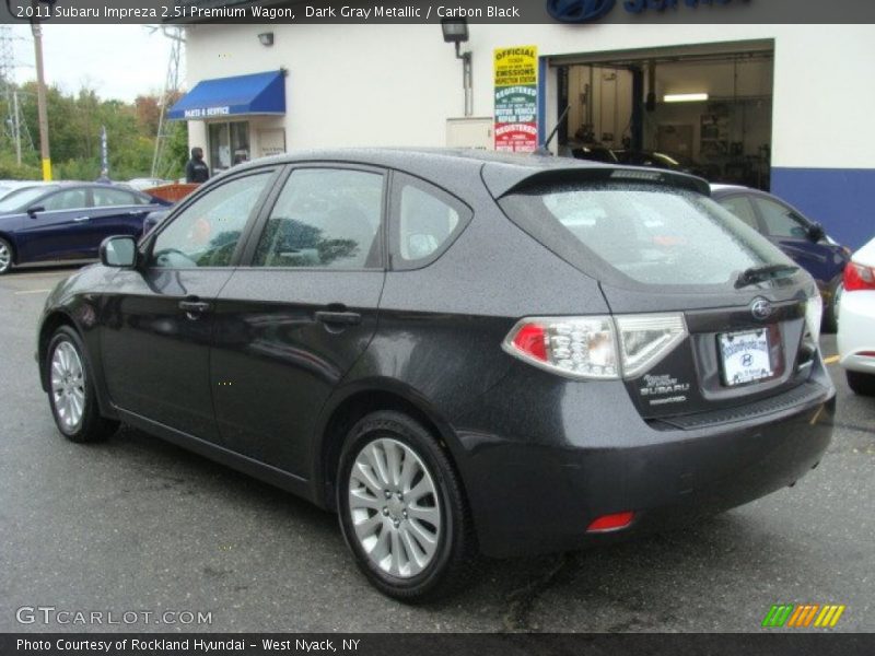 Dark Gray Metallic / Carbon Black 2011 Subaru Impreza 2.5i Premium Wagon
