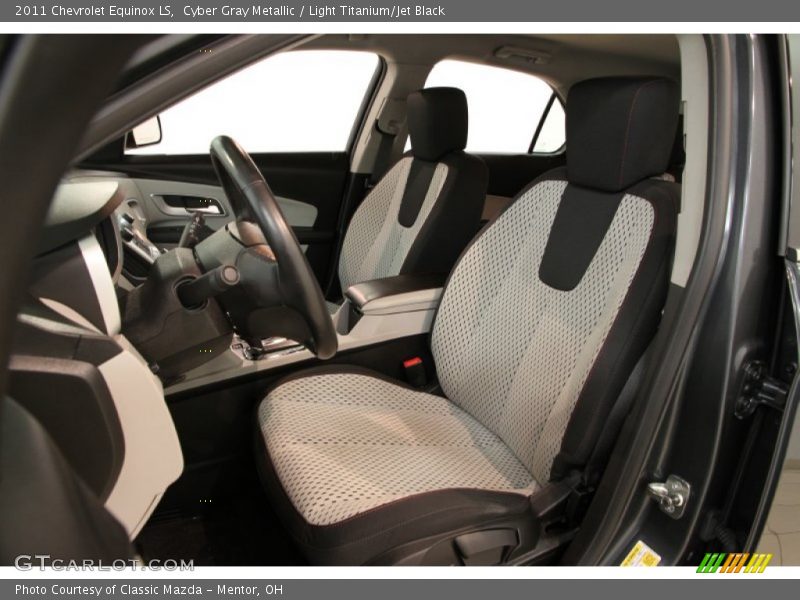 Cyber Gray Metallic / Light Titanium/Jet Black 2011 Chevrolet Equinox LS