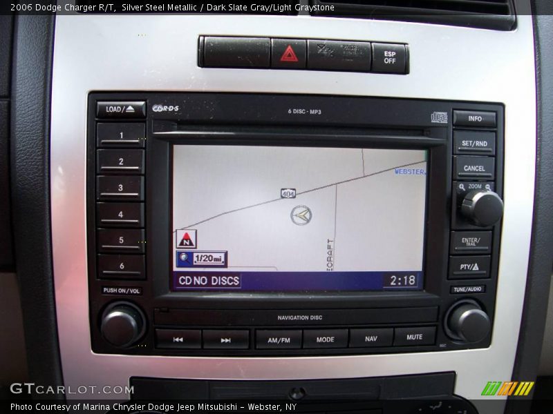 Silver Steel Metallic / Dark Slate Gray/Light Graystone 2006 Dodge Charger R/T