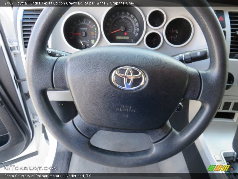 Super White / Graphite Gray 2007 Toyota Tundra Texas Edition CrewMax