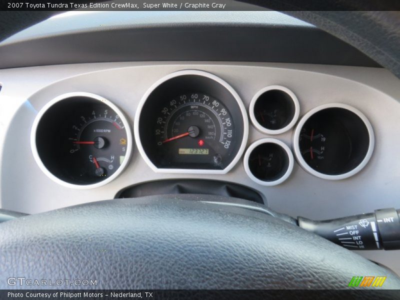 Super White / Graphite Gray 2007 Toyota Tundra Texas Edition CrewMax