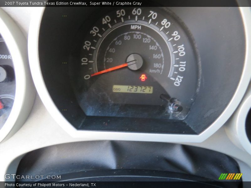 Super White / Graphite Gray 2007 Toyota Tundra Texas Edition CrewMax