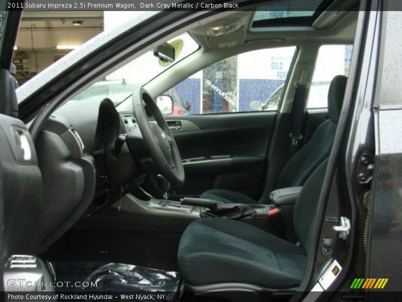 Dark Gray Metallic / Carbon Black 2011 Subaru Impreza 2.5i Premium Wagon