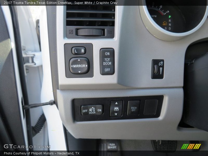 Super White / Graphite Gray 2007 Toyota Tundra Texas Edition CrewMax