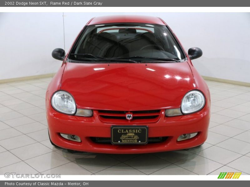 Flame Red / Dark Slate Gray 2002 Dodge Neon SXT