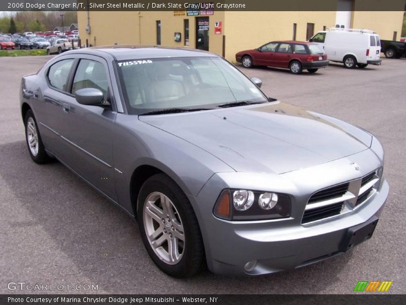 Silver Steel Metallic / Dark Slate Gray/Light Graystone 2006 Dodge Charger R/T