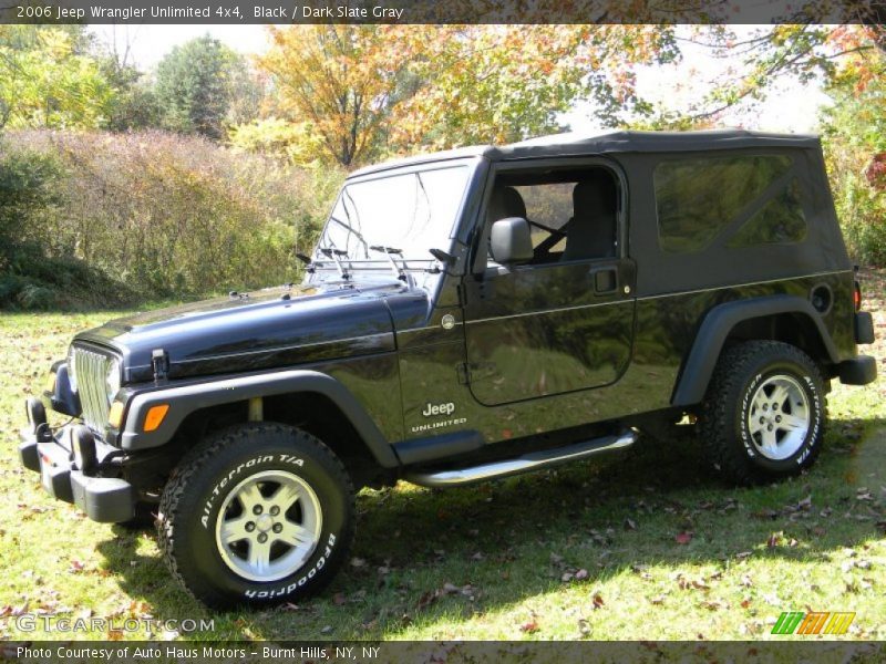 Black / Dark Slate Gray 2006 Jeep Wrangler Unlimited 4x4