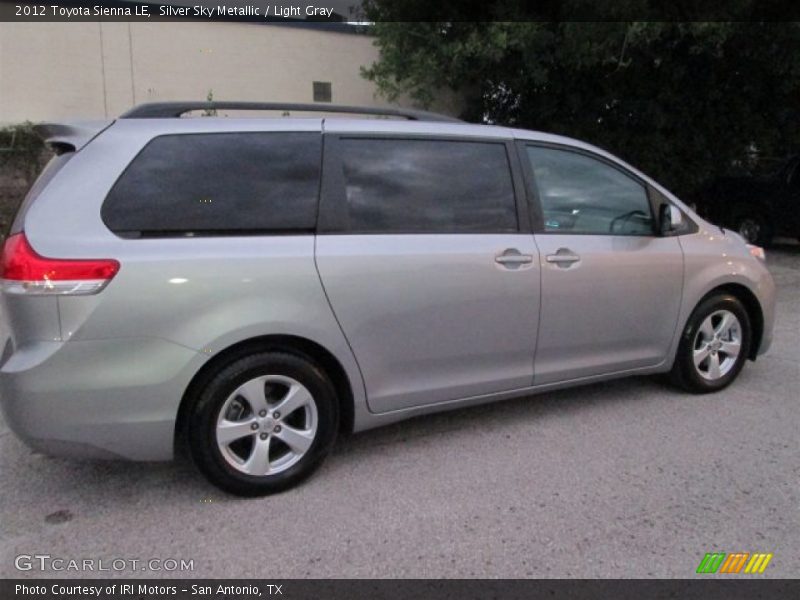 Silver Sky Metallic / Light Gray 2012 Toyota Sienna LE