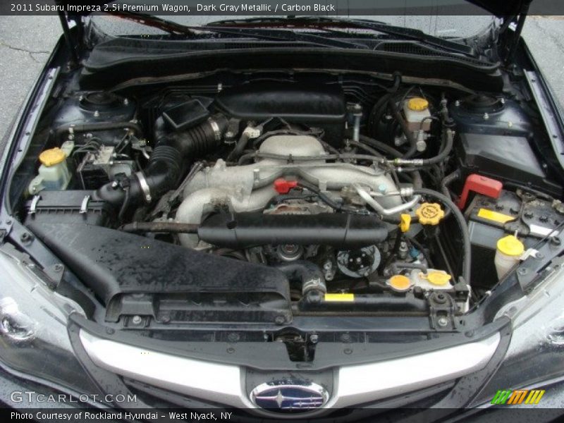 Dark Gray Metallic / Carbon Black 2011 Subaru Impreza 2.5i Premium Wagon