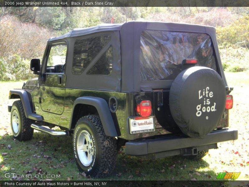 Black / Dark Slate Gray 2006 Jeep Wrangler Unlimited 4x4