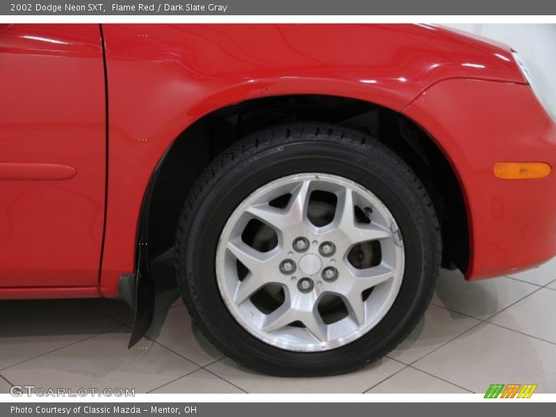 Flame Red / Dark Slate Gray 2002 Dodge Neon SXT