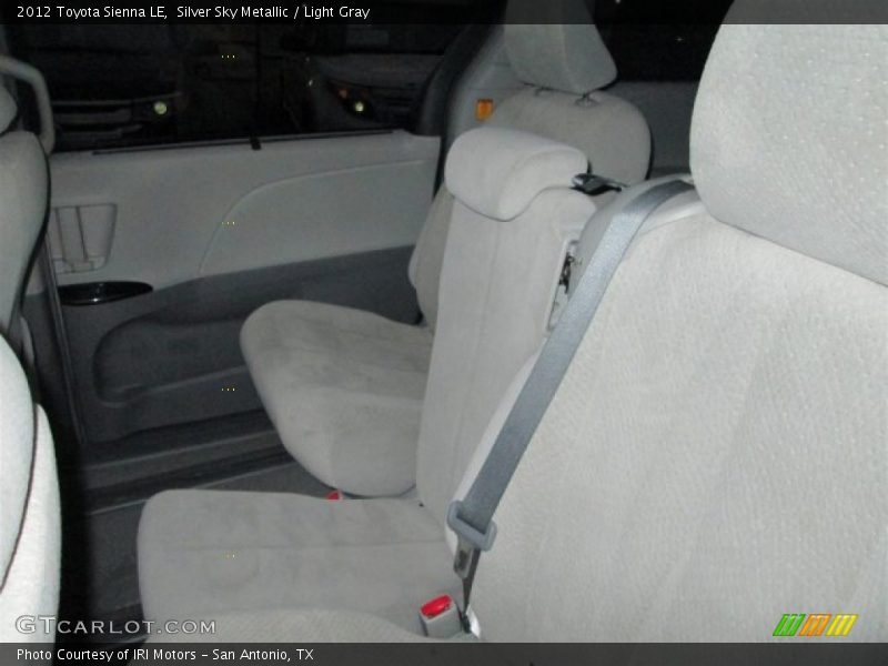 Silver Sky Metallic / Light Gray 2012 Toyota Sienna LE