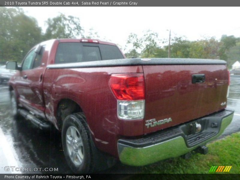 Salsa Red Pearl / Graphite Gray 2010 Toyota Tundra SR5 Double Cab 4x4