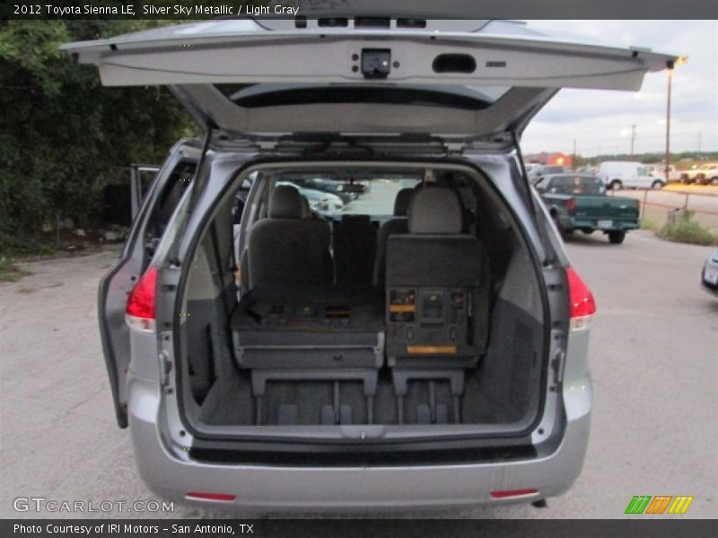Silver Sky Metallic / Light Gray 2012 Toyota Sienna LE
