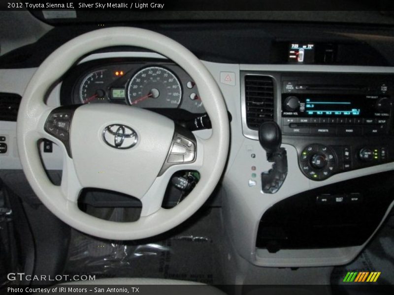 Silver Sky Metallic / Light Gray 2012 Toyota Sienna LE
