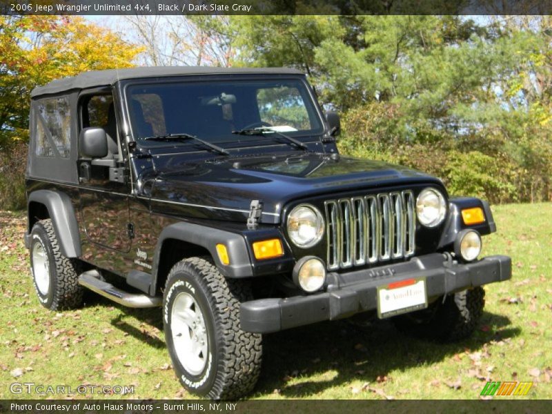 Black / Dark Slate Gray 2006 Jeep Wrangler Unlimited 4x4