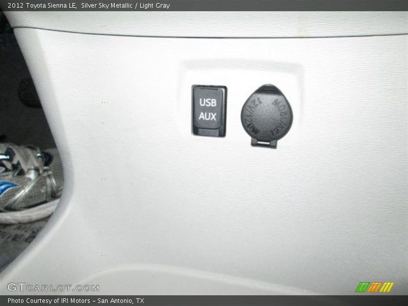Silver Sky Metallic / Light Gray 2012 Toyota Sienna LE