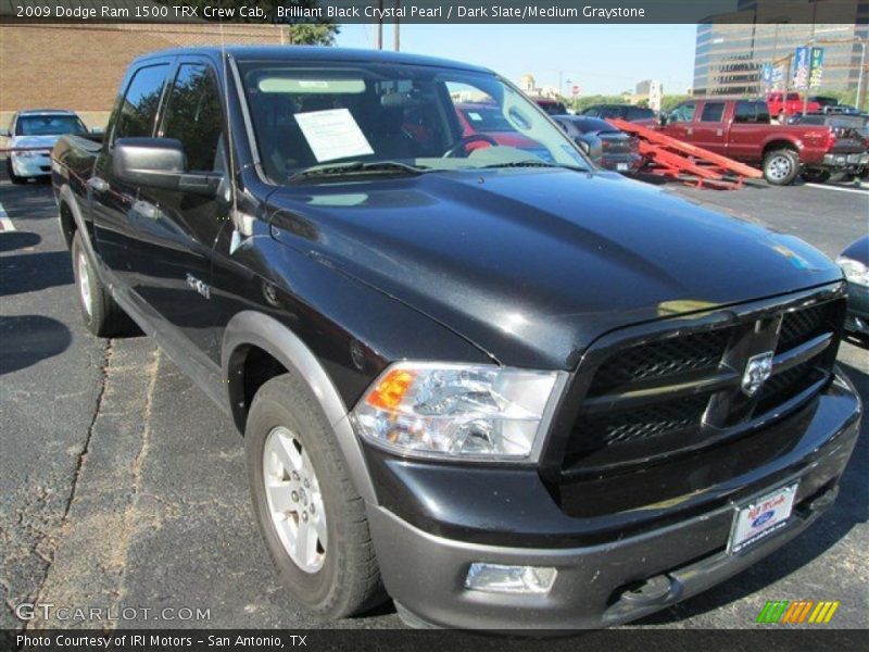 Brilliant Black Crystal Pearl / Dark Slate/Medium Graystone 2009 Dodge Ram 1500 TRX Crew Cab
