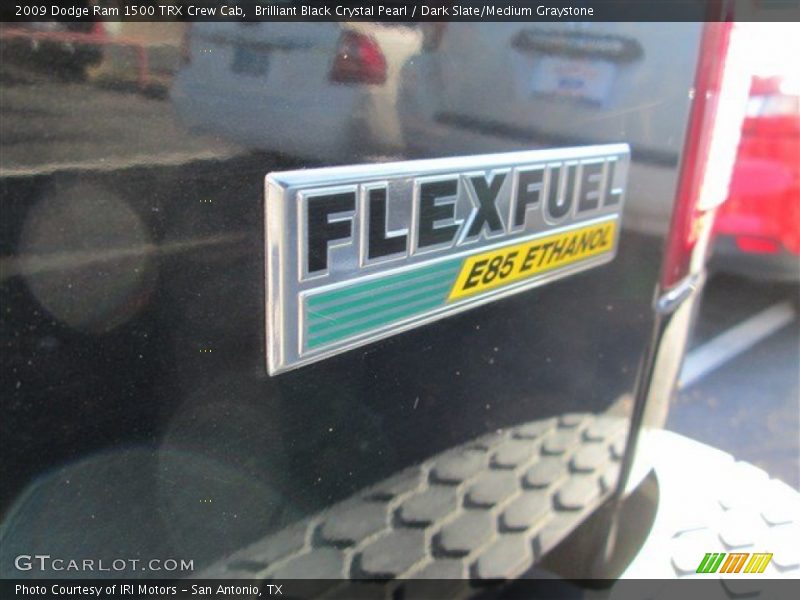 Brilliant Black Crystal Pearl / Dark Slate/Medium Graystone 2009 Dodge Ram 1500 TRX Crew Cab