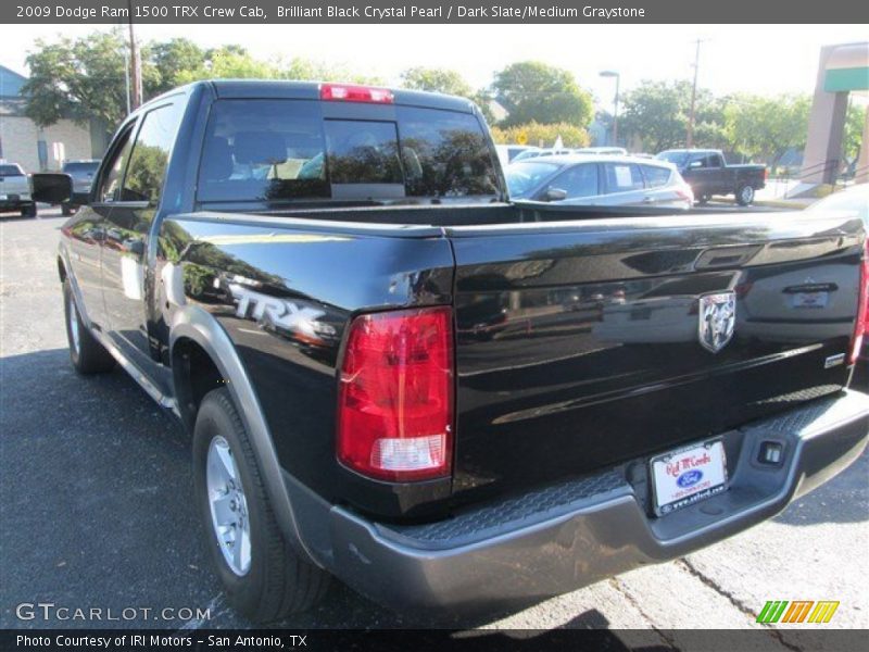 Brilliant Black Crystal Pearl / Dark Slate/Medium Graystone 2009 Dodge Ram 1500 TRX Crew Cab