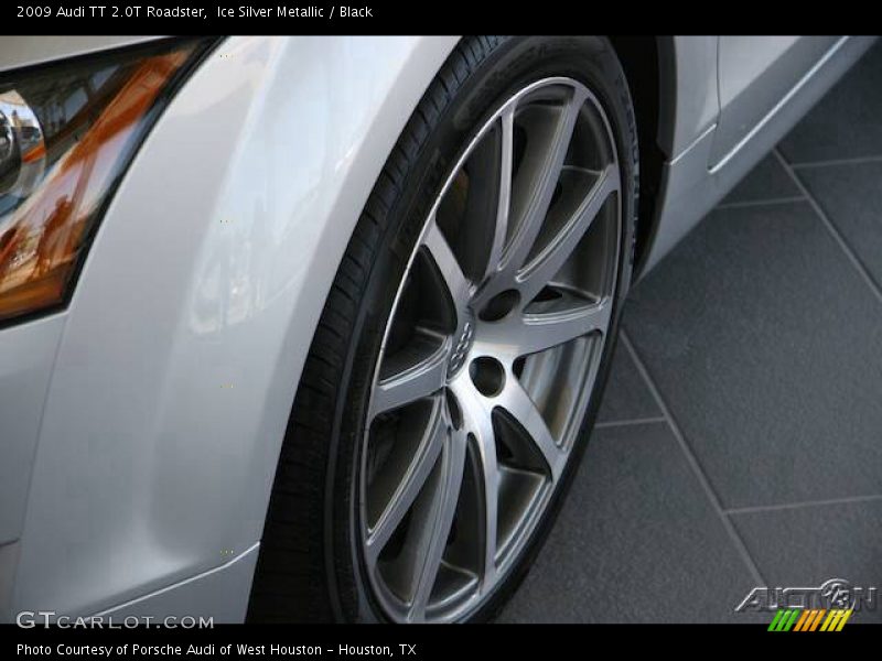 Ice Silver Metallic / Black 2009 Audi TT 2.0T Roadster