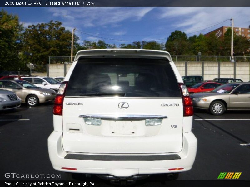 Blizzard White Pearl / Ivory 2008 Lexus GX 470
